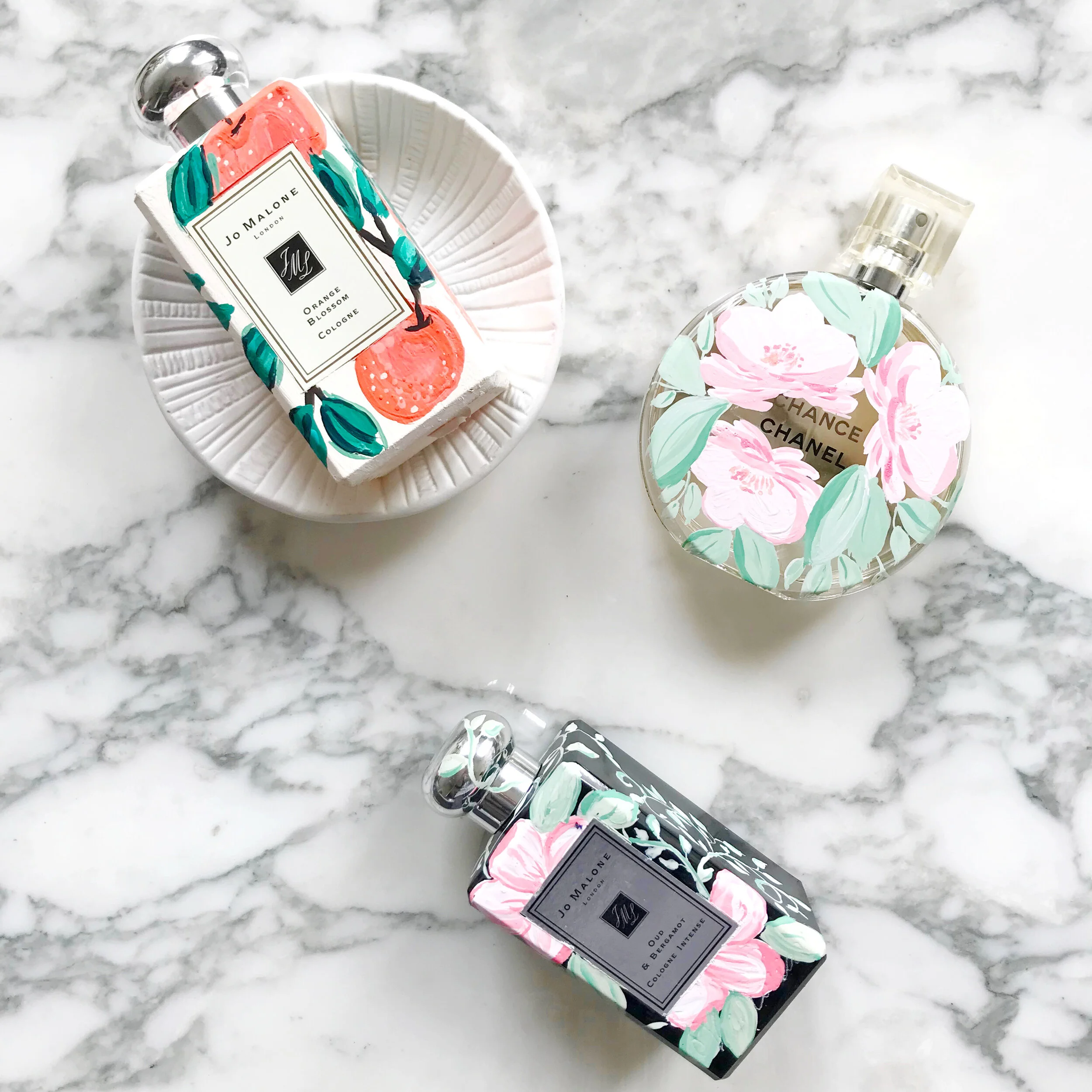 Handpainted Perfume Bottles — Victoria Rothwell